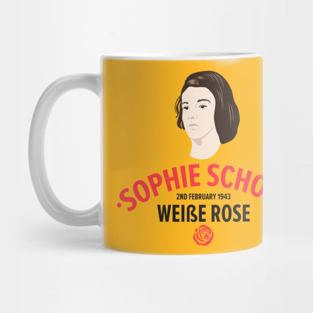 Sophie Scholl - Die weisse Rose by Boogosh